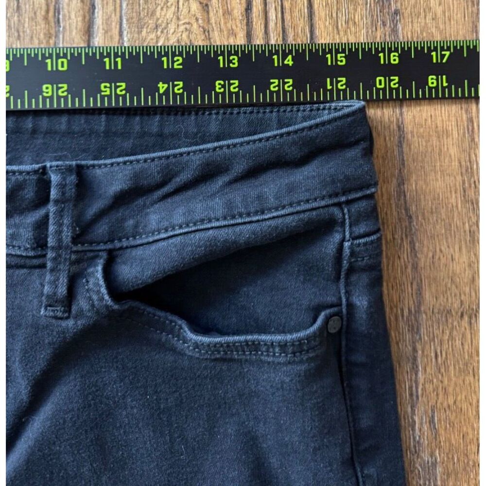 Sam Edelman Black Jeans Women‎ Size 31 The Kitten Mid Rise Skinny Ankle Stretch - Picture 5 of 10
